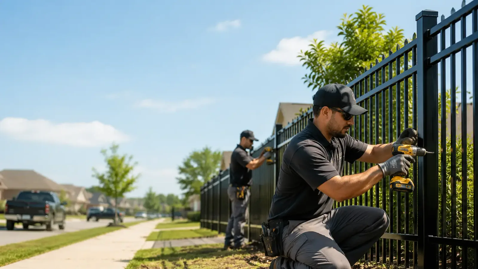 Metal Fence Installation in Lewisville, OH